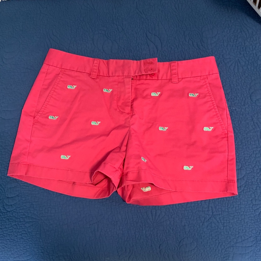Vineyard Vines Pink and Green Shorts